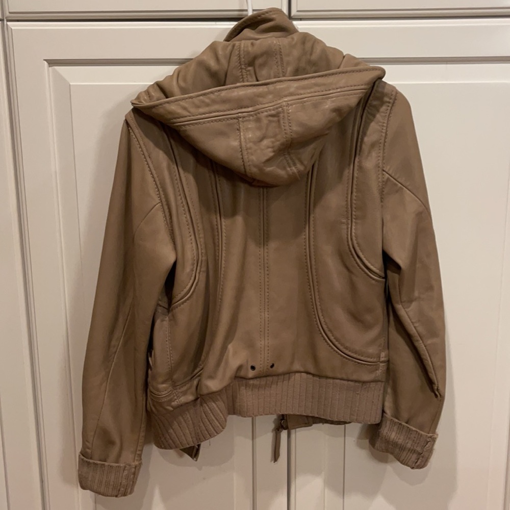 Aqua - Bloomingdales Brand - Leather Jacket - Med View 3